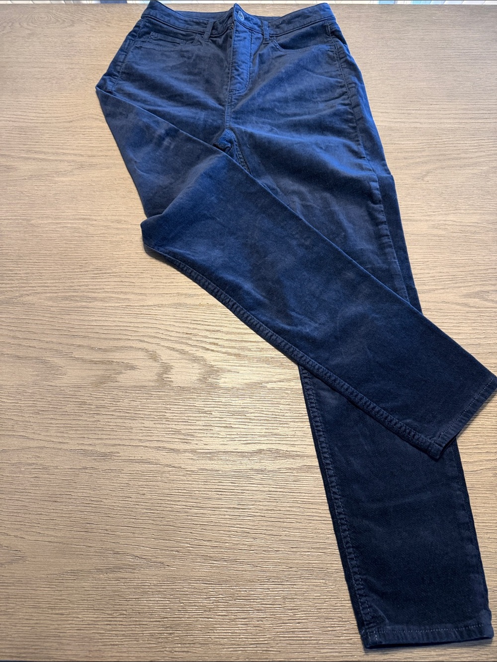 LOFT Navy Skinny Corduroy Jeans